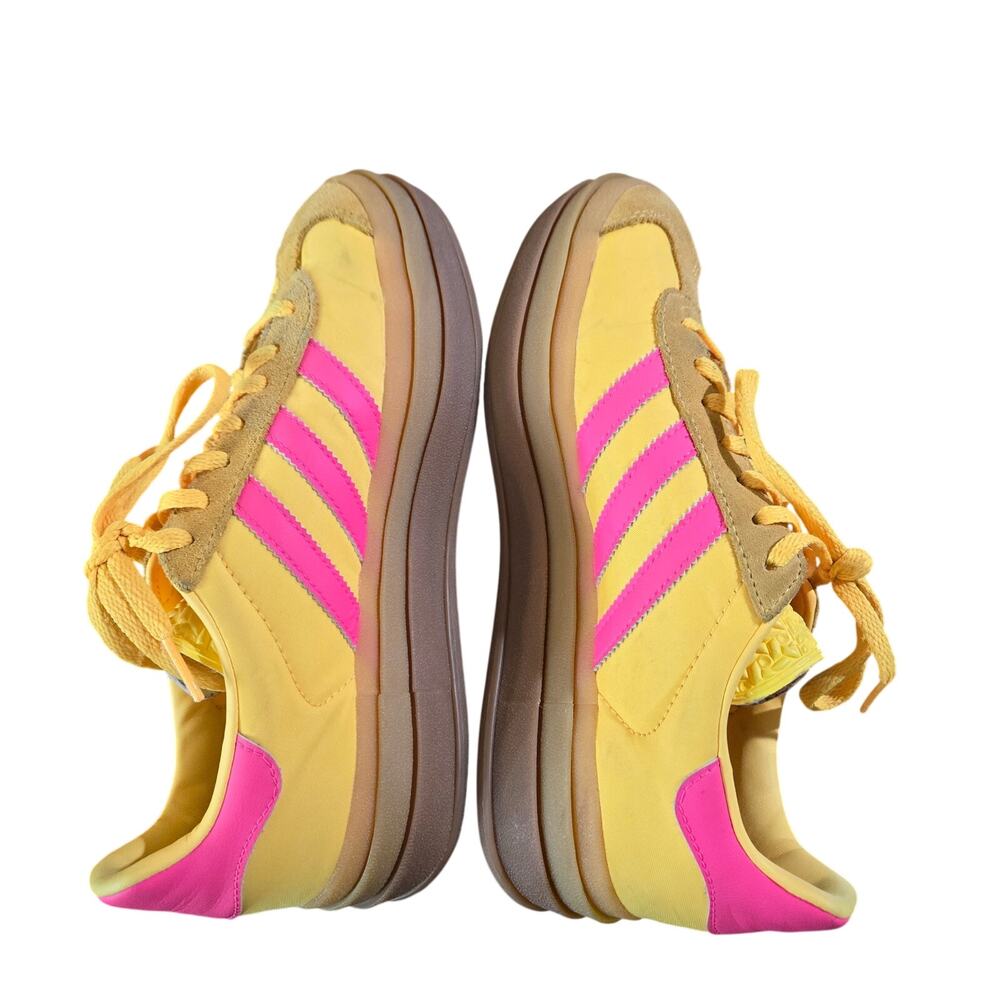 Adidas Gazelle Bold sneakers in the "Spark Yellow/Lucid Pink" size 6.5 - Picture 8 of 11